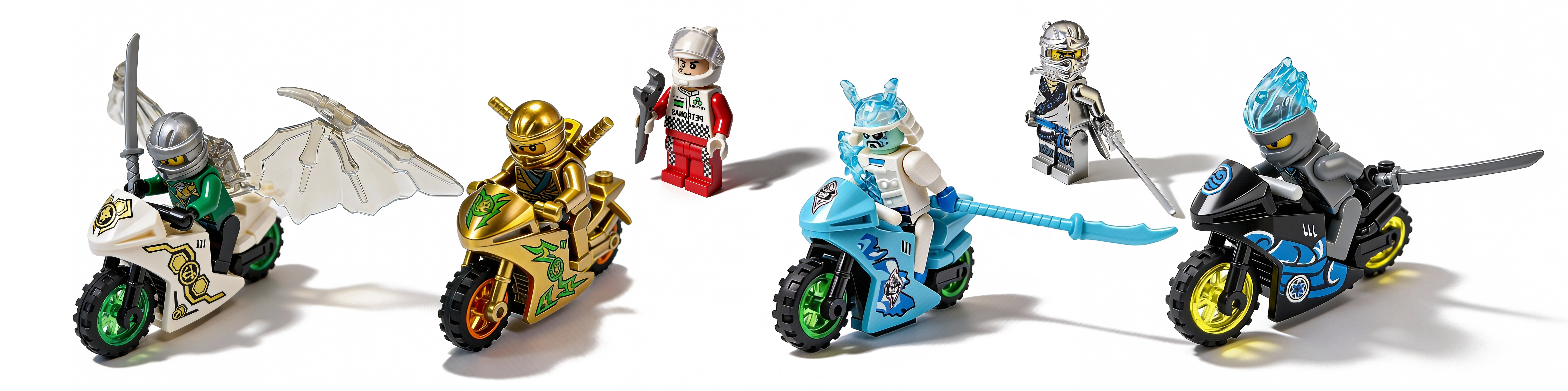 Minifigure Riding Motorcycle Building Block Figure lego compatible minifig motorcycle building blocks bulk