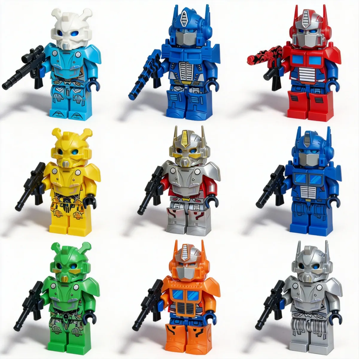 collectible mech insect warriors compatible bricks
