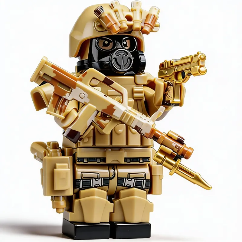 SWAT minifigures with riot shield and night vision wholesale Yiwu