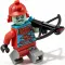 Ice Samurai minifigure with traditional frost-pattern helmet